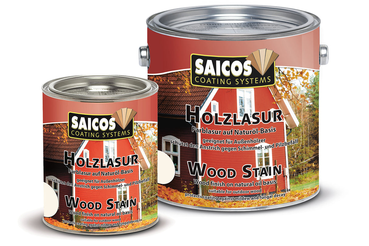 Saicos Holzlasur - Alle Farben