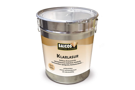 Saicos Klarlasur - 10 Liter Eimer
