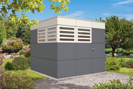Skan Holz Gerätehaus Crosscube Perth 3