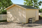 Skan Holz Holzgarage Varberg 1 natur