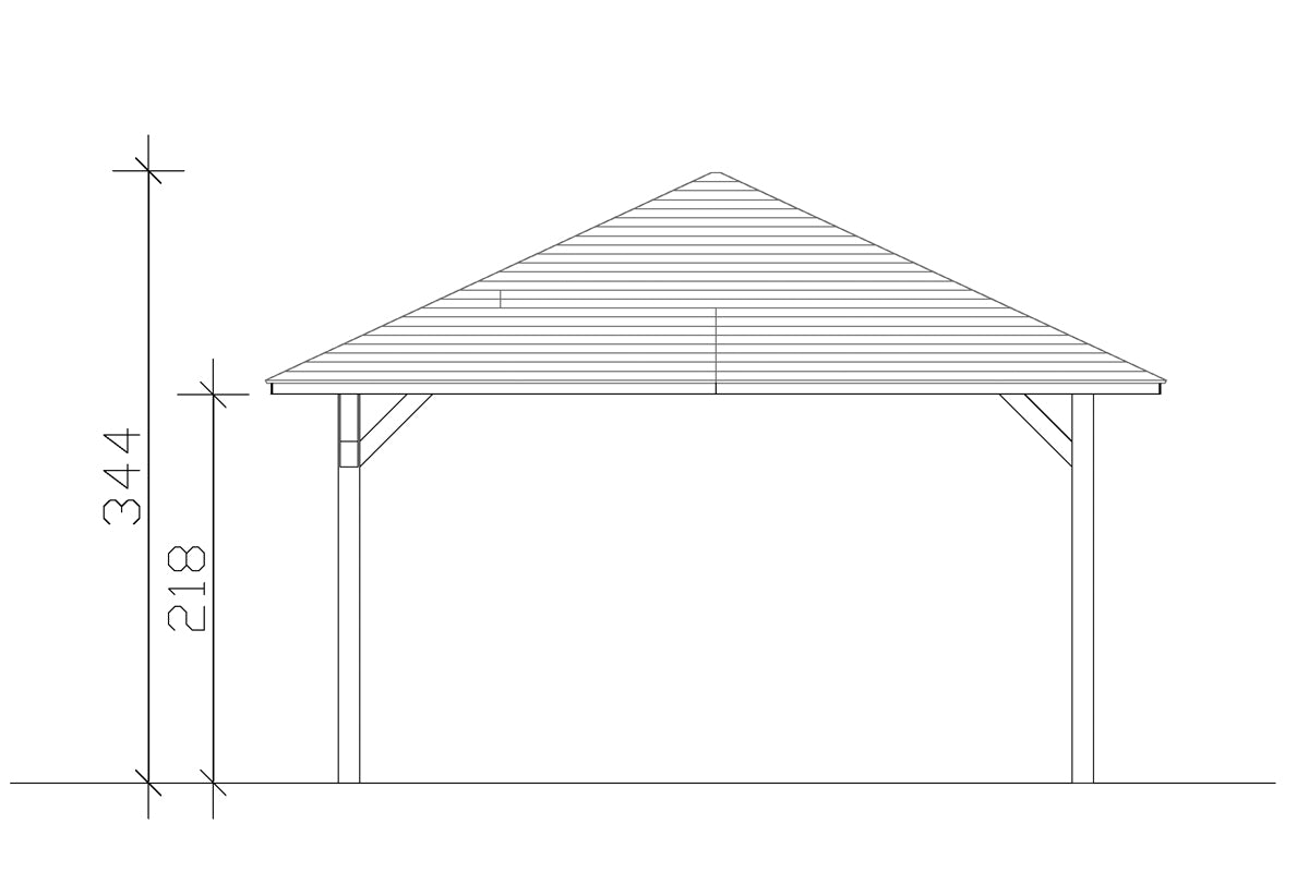 Skan Holz Pavillon Modell Cannes 3 Schnitt