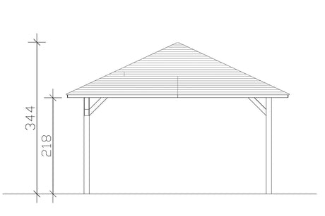 Skan Holz Pavillon Modell Cannes 3 Schnitt