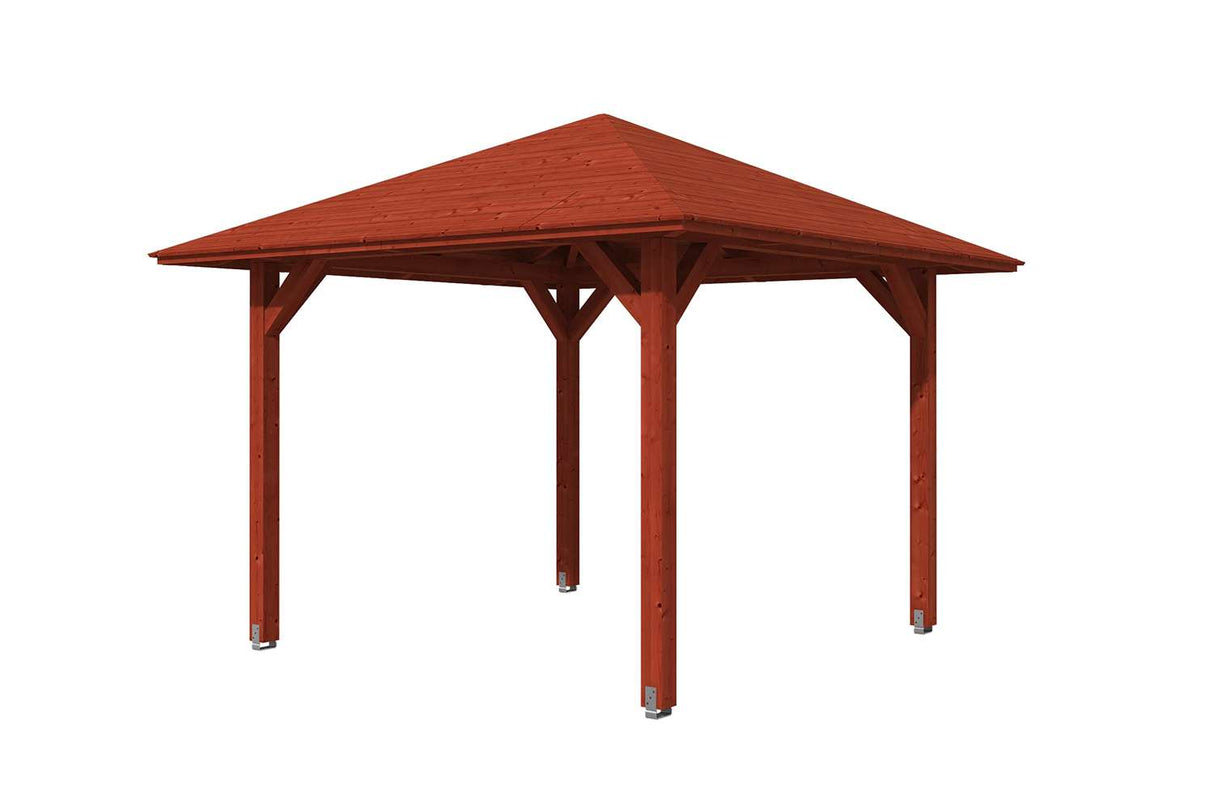 Skan Holz Pavillon Modell Cannes 1 mahagoni freigestellt
