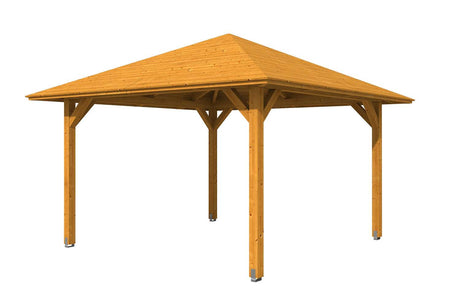 Skan Holz Pavillon Modell Cannes 2 eiche hell freigestellt