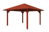 Skan Holz Pavillon Modell Cannes 2 mahagoni freigestellt
