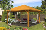 Skan Holz Pavillon Modell Cannes 3 eiche hell