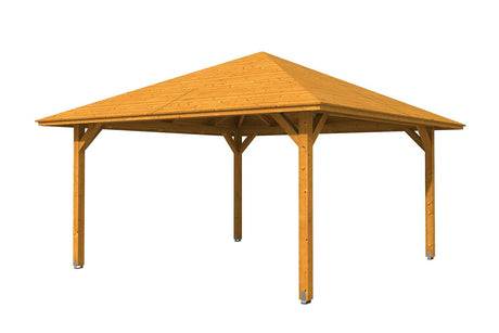 Skan Holz Pavillon Modell Cannes 3 eiche hell freigestellt