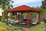 Skan Holz Pavillon Modell Cannes 3 mahagoni