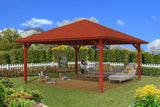 Skan Holz Pavillon Modell Cannes 4 mahagoni