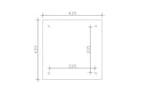 Skan Holz Pavillon Modell Cannes 2 Grundriss