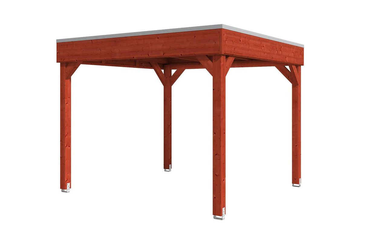 Skan Holz Pavillon Toulouse mahagoni freigestellt
