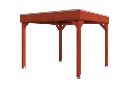 Skan Holz Pavillon Toulouse mahagoni freigestellt