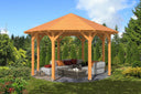Skan Holz Pavillon Modell Lyon 2 natur
