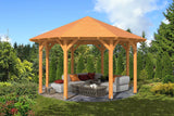 Skan Holz Pavillon Modell Lyon 2 natur