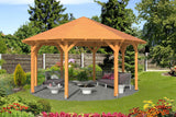 Skan Holz Pavillon Modell Lyon 3 natur