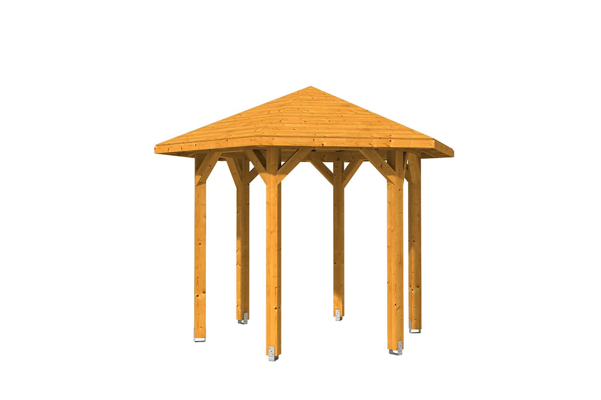 Skan Holz Pavillon Nancy 1 eiche hell freigestellt