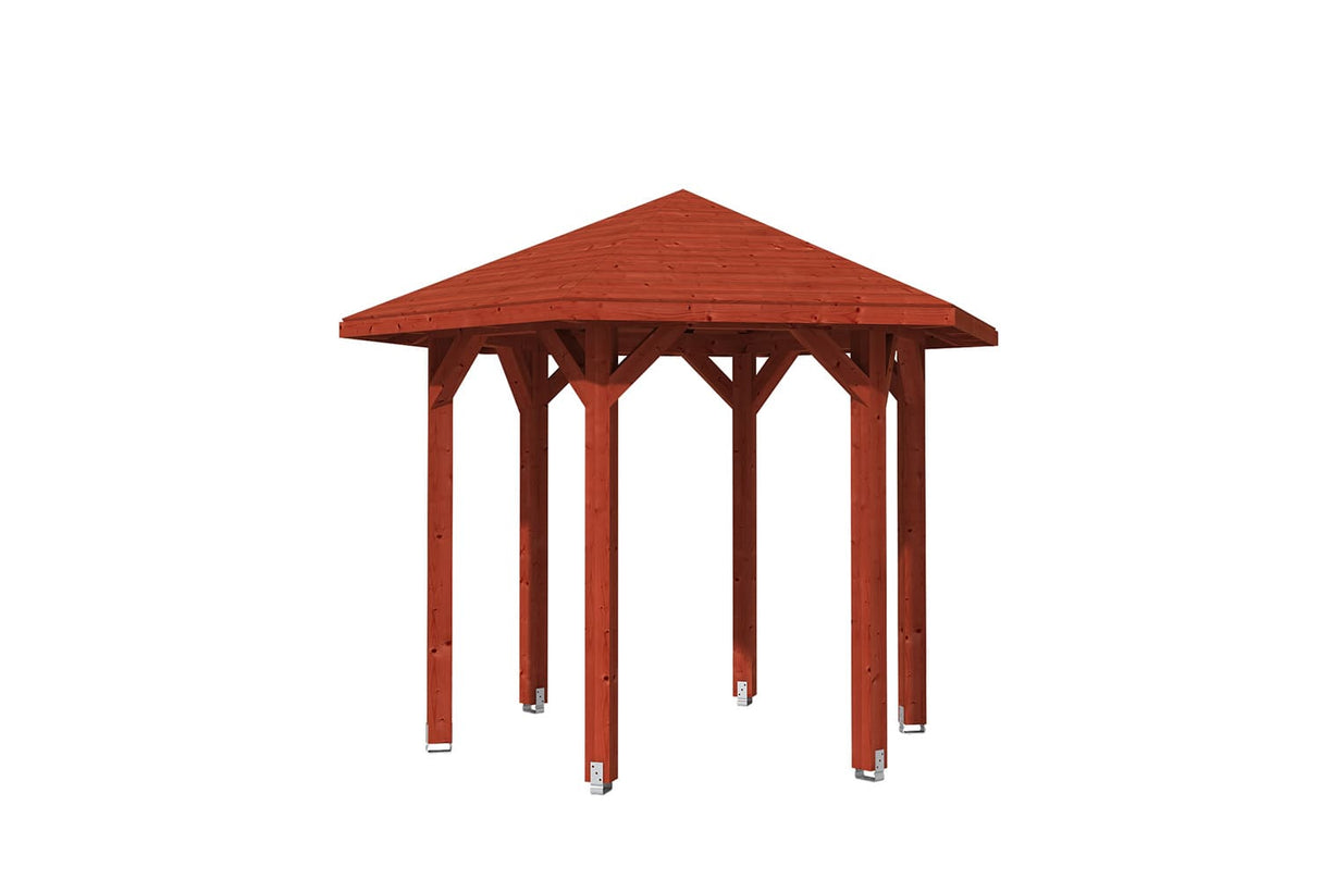 Skan Holz Pavillon Nancy 1 mahagoni freigestellt