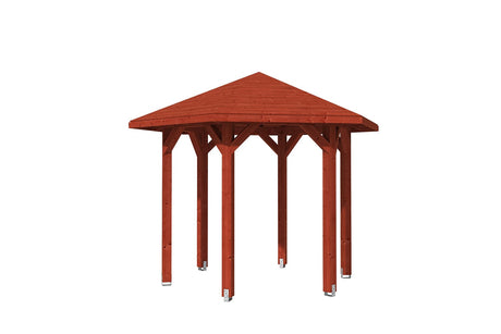 Skan Holz Pavillon Nancy 1 mahagoni freigestellt