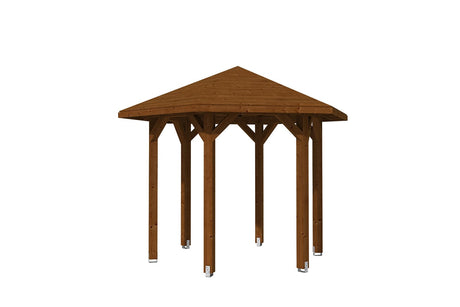 Skan Holz Pavillon Nancy 1 nussbaum freigestellt