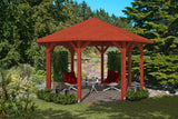 Skan Holz Pavillon Nice 2 mahagoni