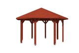 Skan Holz Pavillon Nice 2 mahagoni freigestellt