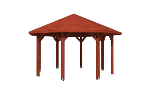 Skan Holz Pavillon Nice 2 mahagoni freigestellt