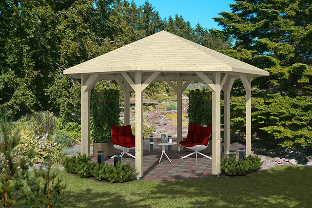Skan Holz Pavillon Nice 2 natur