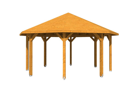 Skan Holz Pavillon Nice 3 eiche hell freigestellt