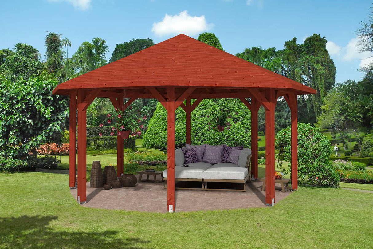 Skan Holz Pavillon Nice 3 mahagoni