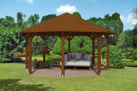 Skan Holz Pavillon Nice 3 nussbaum