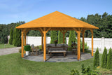 Skan Holz Pavillon Nice 4 eiche hell