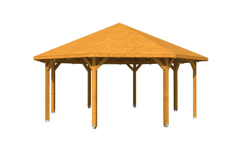 Skan Holz Pavillon Nice 4 eiche hell freigestellt