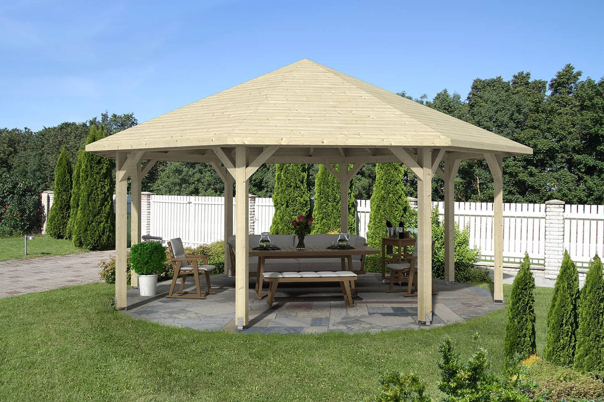Skan Holz Pavillon Nice 4 natur
