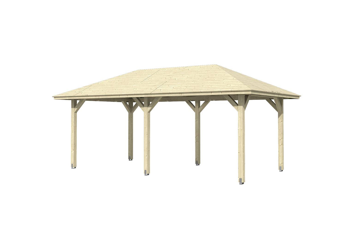 Skan Holz Pavillon Orleans 1 natur freigestellt
