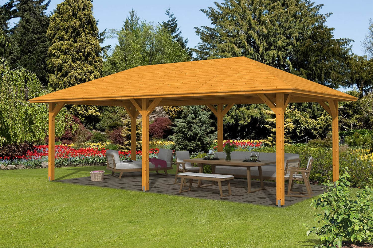 Skan Holz Pavillon Orleans 2 eiche hell