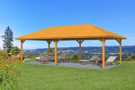 Skan Holz Pavillon Orleans 3 eiche hell