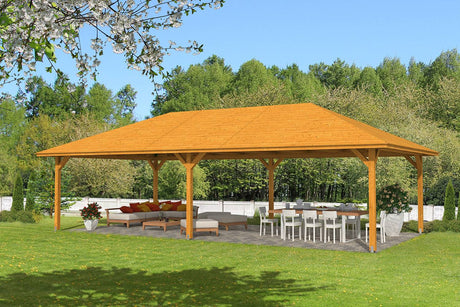 Skan Holz Pavillon Orleans 4 eiche hell