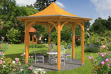 Skan Holz Pavillon Modell Versailles eiche hell