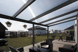 Skan Holz Terrassenüberdachung Garda 434 cm Detailansicht Anthrazit