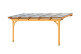 Skan Holz Terrassenüberdachung Modell Ravenna 541 cm 3D-Render