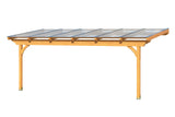 Skan Holz Terrassenüberdachung Modell Ravenna 648 cm 3D-Render