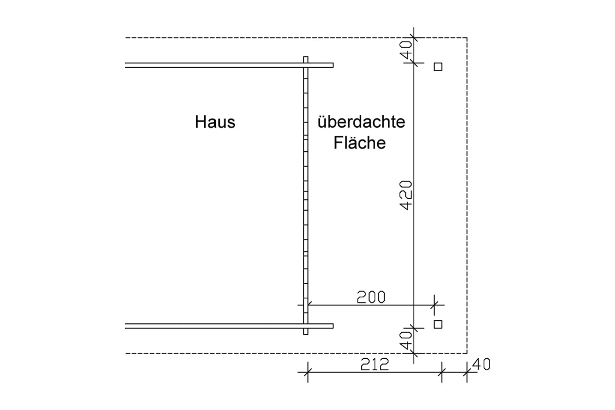 Skan Holz Vordach Toronto Basishaus Grundriss