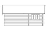 Skan Holz Ferienhaus Modell Toronto 4 Ansicht hinten