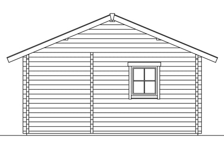 Skan Holz Ferienhaus Modell Ontario Ansicht links
