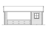 Skan Holz Gartenhaus Modell Alicante 1 Ansicht Rechts