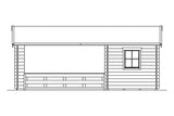 Skan Holz Gartenhaus Modell Alicante 2 Ansicht Rechts