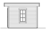Skan Holz Gartenhaus Modell Basel 1 Ansicht rechts