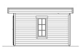 Skan Holz Gartenhaus Modell Basel 2 Ansicht rechts