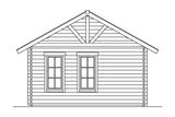 Skan Holz Ferienhaus Modell Bern 1 Ansicht rechts