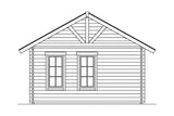 Skan Holz Ferienhaus Modell Bern 2 Ansicht rechts